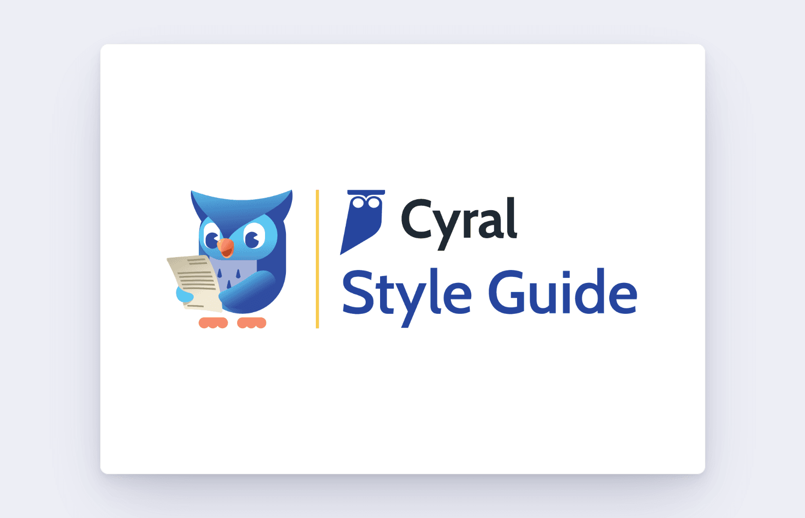Cyral Design Style Guide interface detail